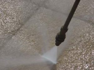 pressure washing concrete in Palm Desert, California