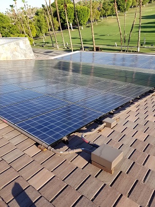 solar panel cleaning in La Quinta, California